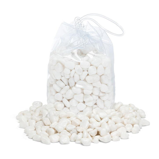 RIVER STONES, SMALL - WHITE, 1KG