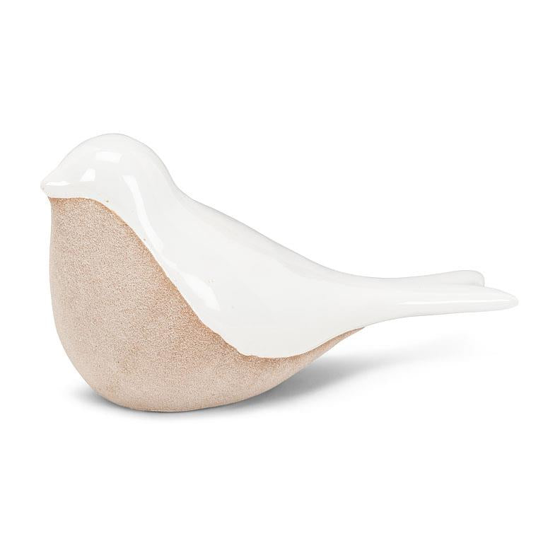 BIRD, MATTE/SHINY - WHITE/NATURAL