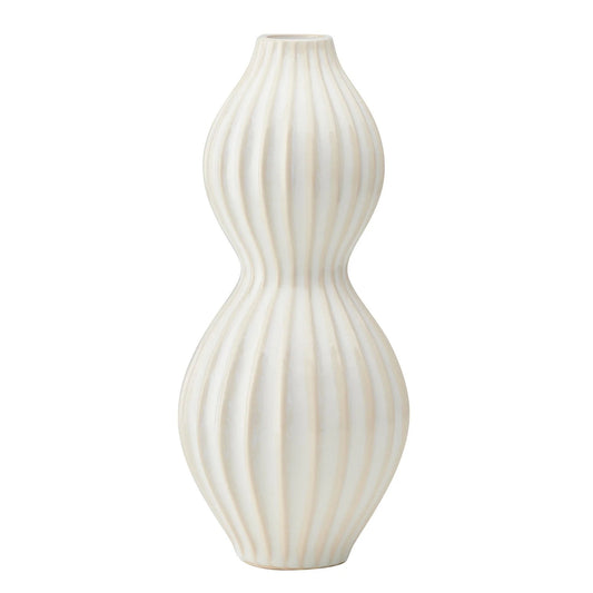 VASE, DOUBLE GOURD - WHITE