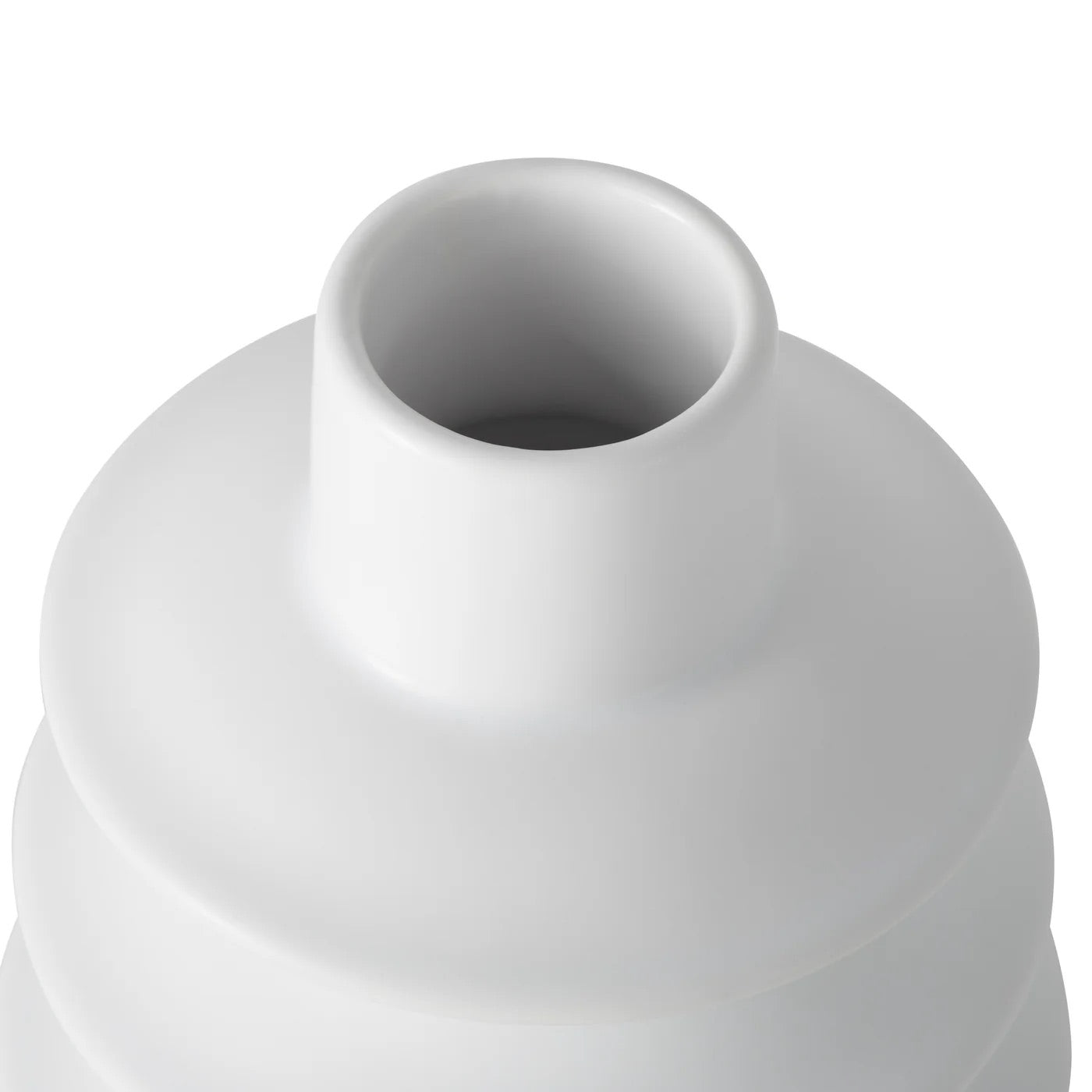 VASE, ALBA - CERAMIC, WHITE