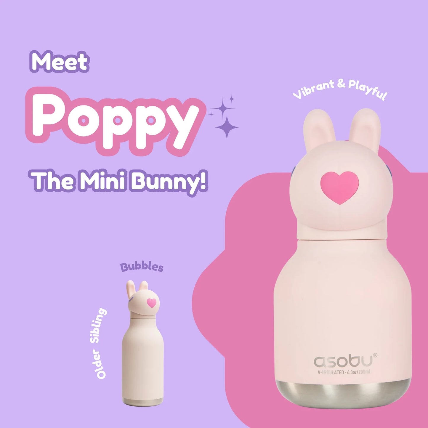 BESTIE MINI BOTTLE - BUNNY W/KEY RING