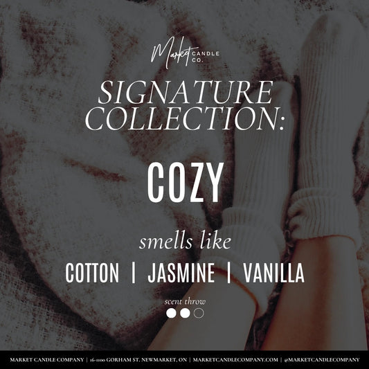 CANDLE (SOY WAX) - COZY 8oz