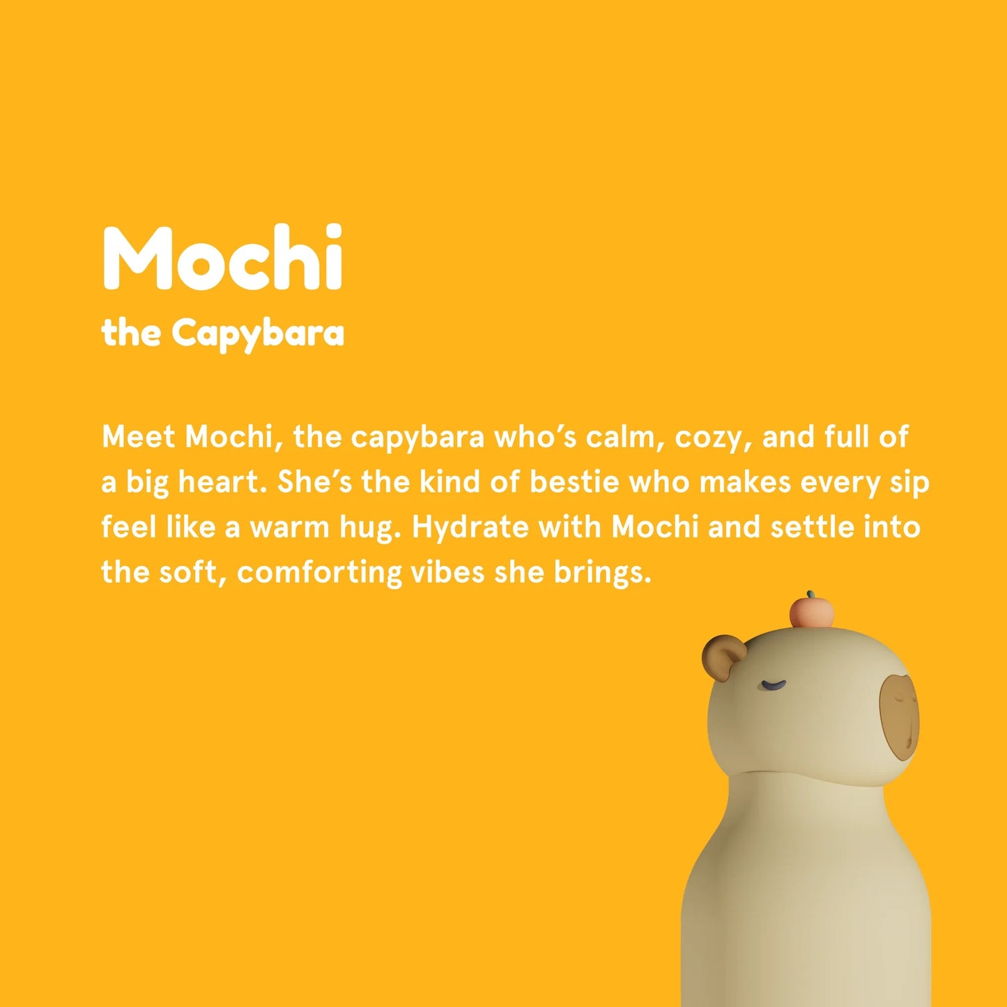 BESTIE WATER BOTTLE - CAPYBARA