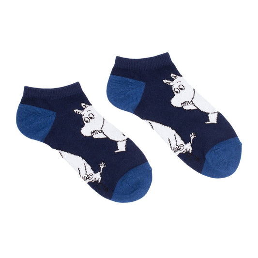 MOOMIN ANKLE SOCKS - MEN'S, NAVY/BLUE