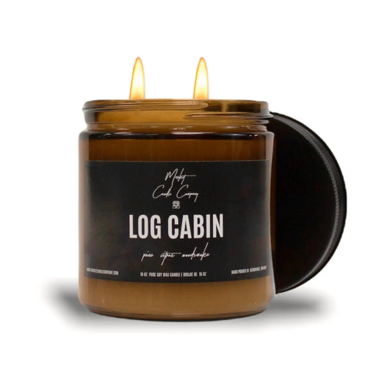 CANDLE (SOY WAX), LOG CABIN 16oz