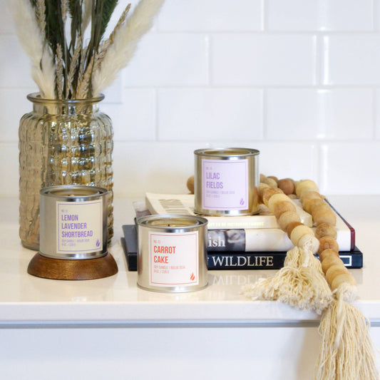 CANDLE, SOY WAX - LILAC FIELDS