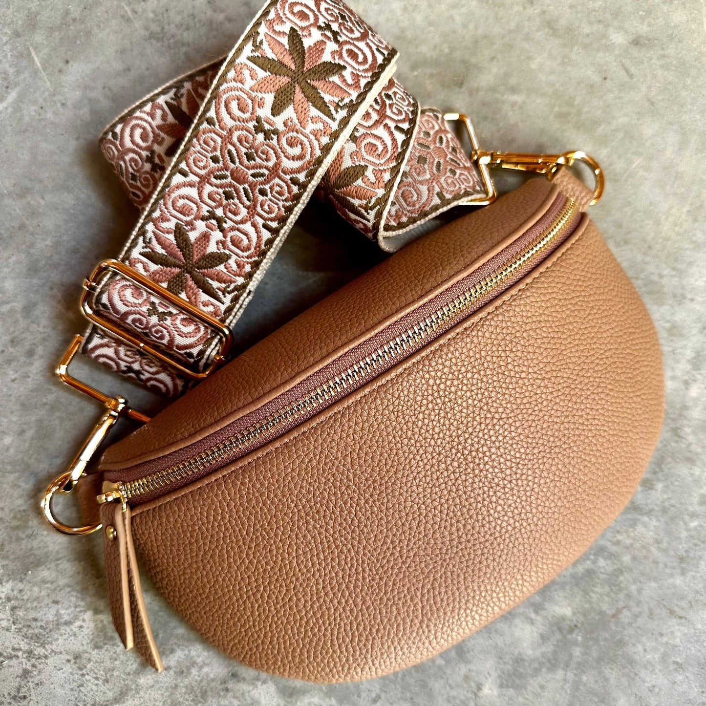 BAG STRAP - DUSTY ROSE