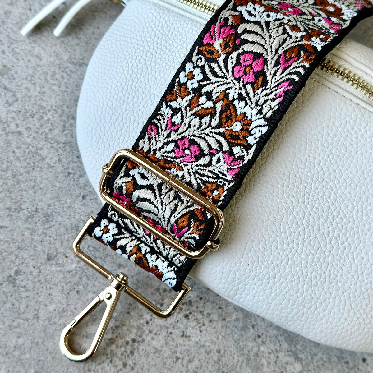 BAG STRAP - FLOWER POWER