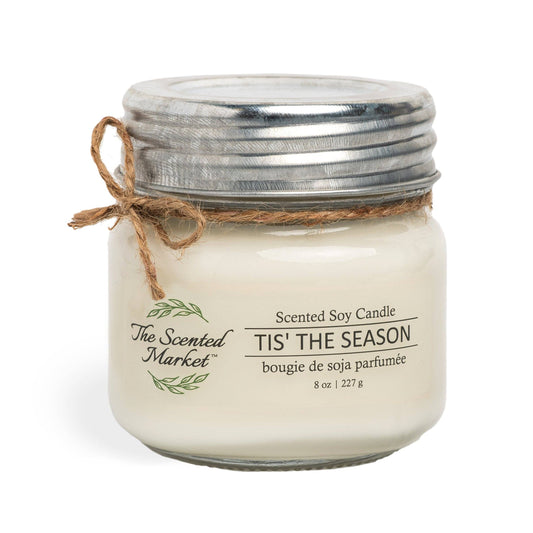 CANDLE (SOY WAX) - TIS' THE SEASON 8oz