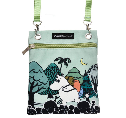 MOOMIN PASSPORT BAG, ADVENTURE - GREEN