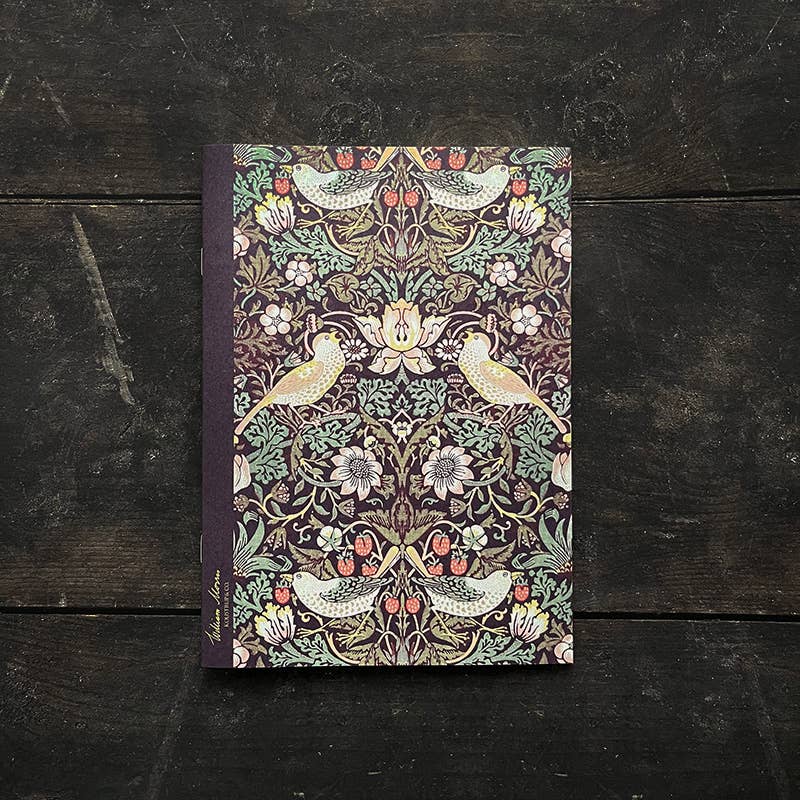 NOTEBOOK, WILLIAM MORRIS - STRAWBERRY THIEF