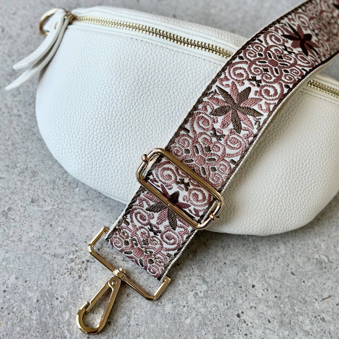 BAG STRAP - DUSTY ROSE