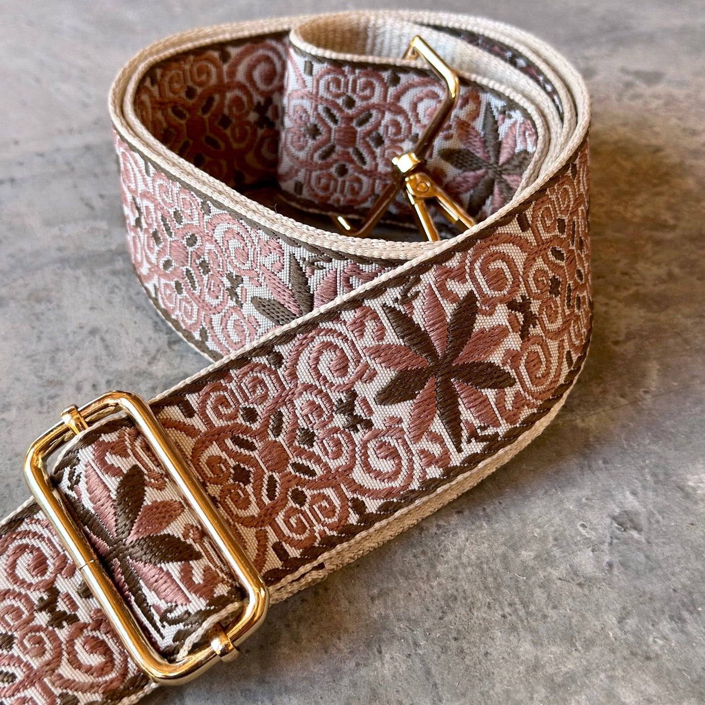 BAG STRAP - DUSTY ROSE