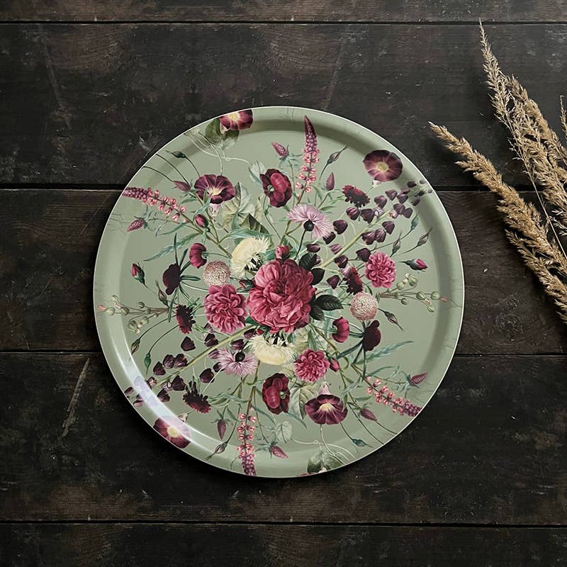 TRAY - BLOSSOM FLOWER GARDEN, BIRCH