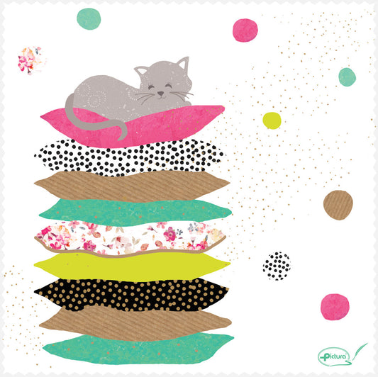 SMART CLOTH - CAT & PILLOWS