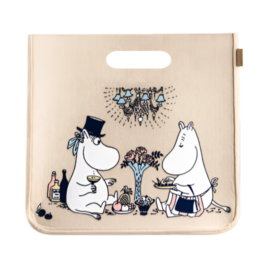 MOOMIN BASKET, DATENIGHT - BEIGE, LARGE