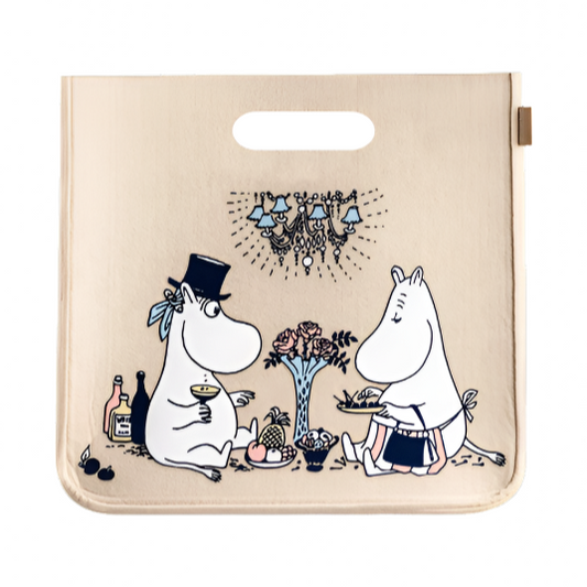 MOOMIN BASKET, DATENIGHT - BEIGE, LARGE