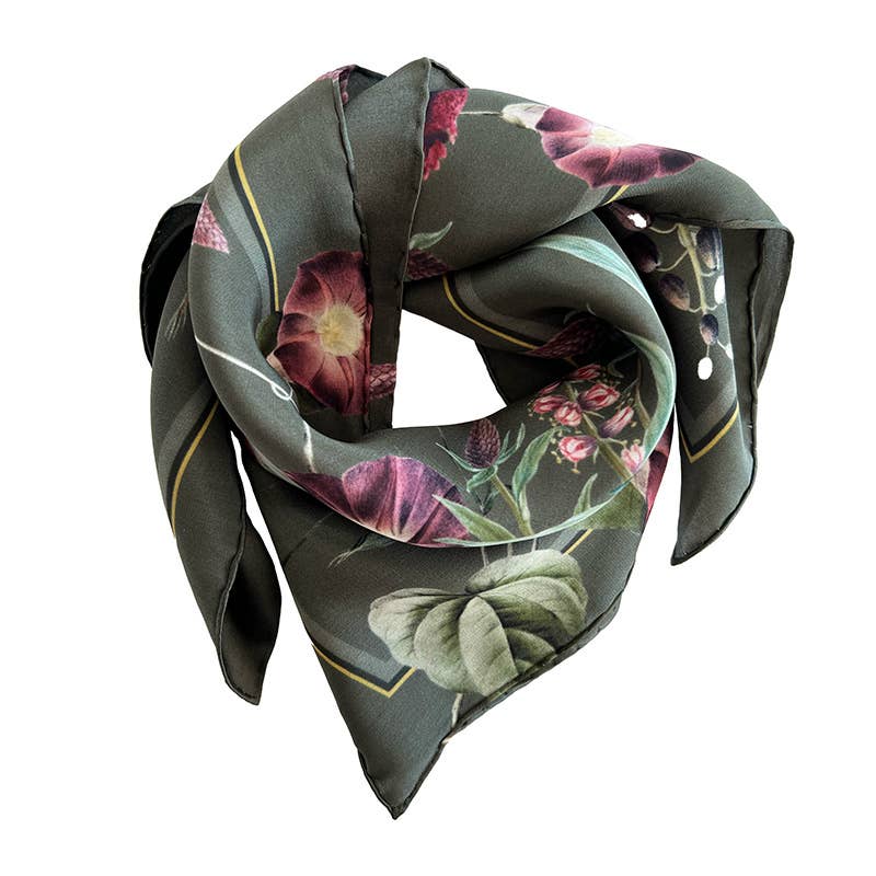 SCARF, SILK - BLOSSOM GARDEN