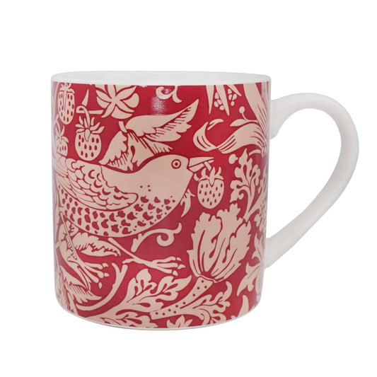MUG, WILLIAM MORRIS - RASBERRY