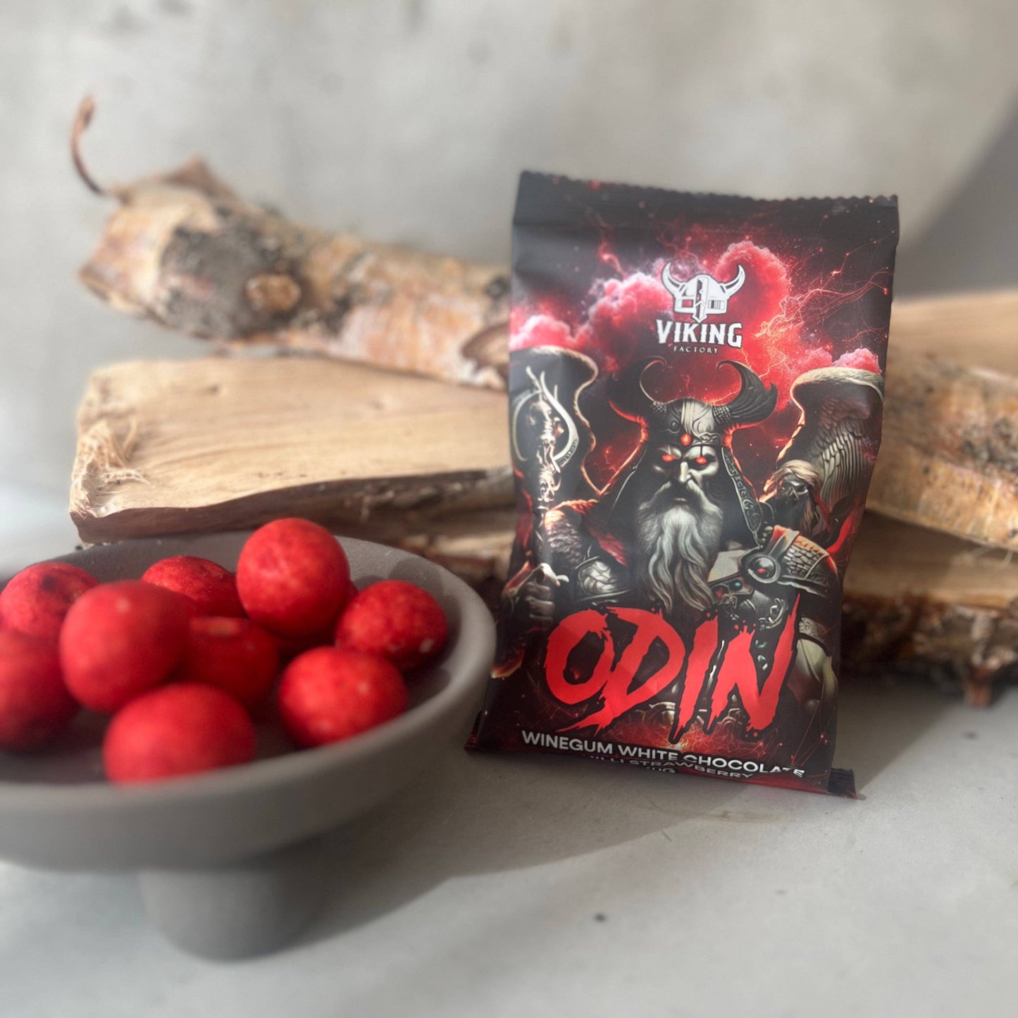 VIKING - ODIN, WINEGUM W/ WHITE CHOCOLATE, CHILI&STRAWBERRY