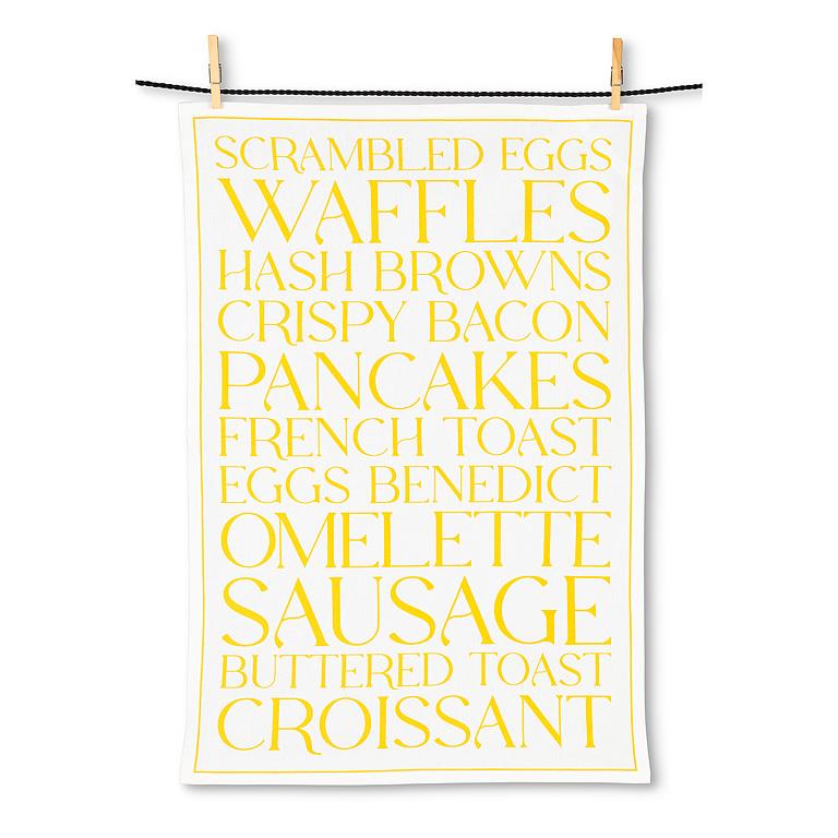 TEA TOWEL - TEXTS
