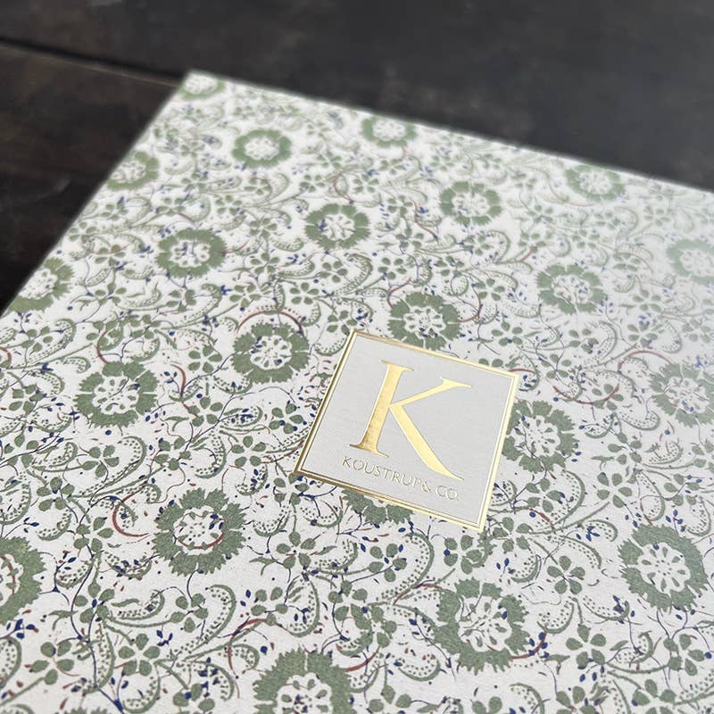 SCARF, SILK - BLUE ANEMONE