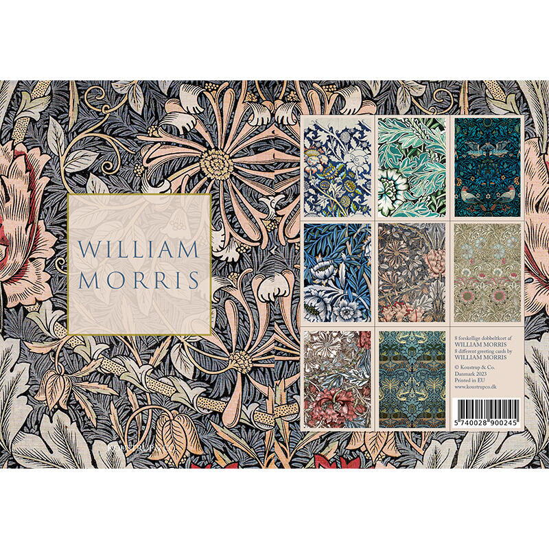 WILLIAM MORRIS CARDS W/ENVELOPES - SET OF 8