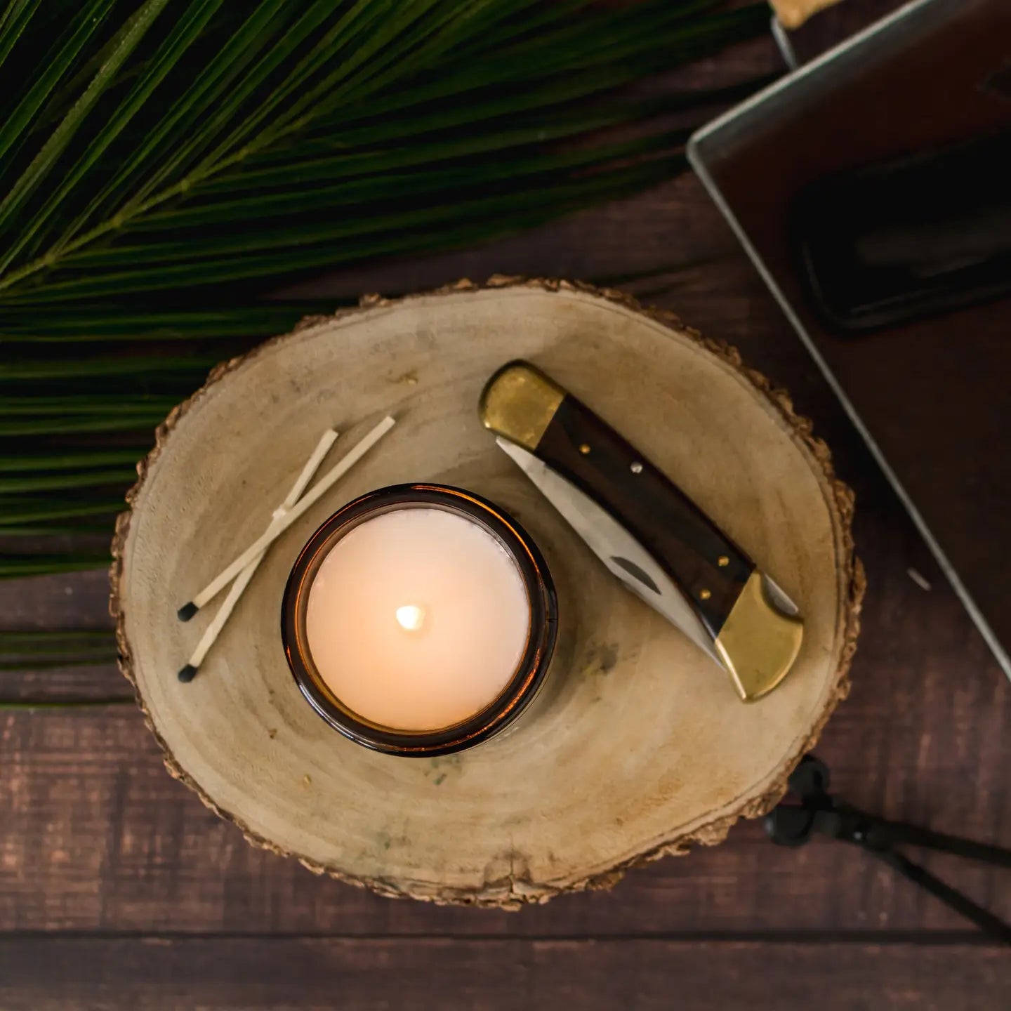 CANDLE (SOY WAX), LOG CABIN 16oz