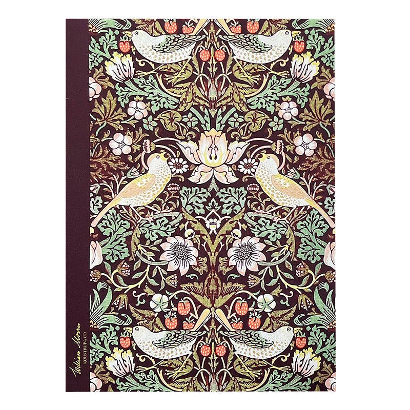 NOTEBOOK, WILLIAM MORRIS - STRAWBERRY THIEF