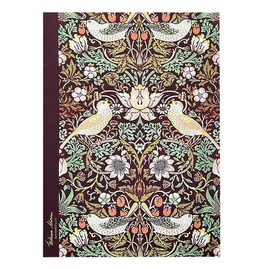 NOTEBOOK, WILLIAM MORRIS - STRAWBERRY THIEF
