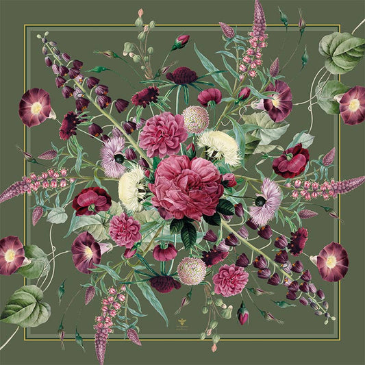 SCARF, SILK - BLOSSOM GARDEN