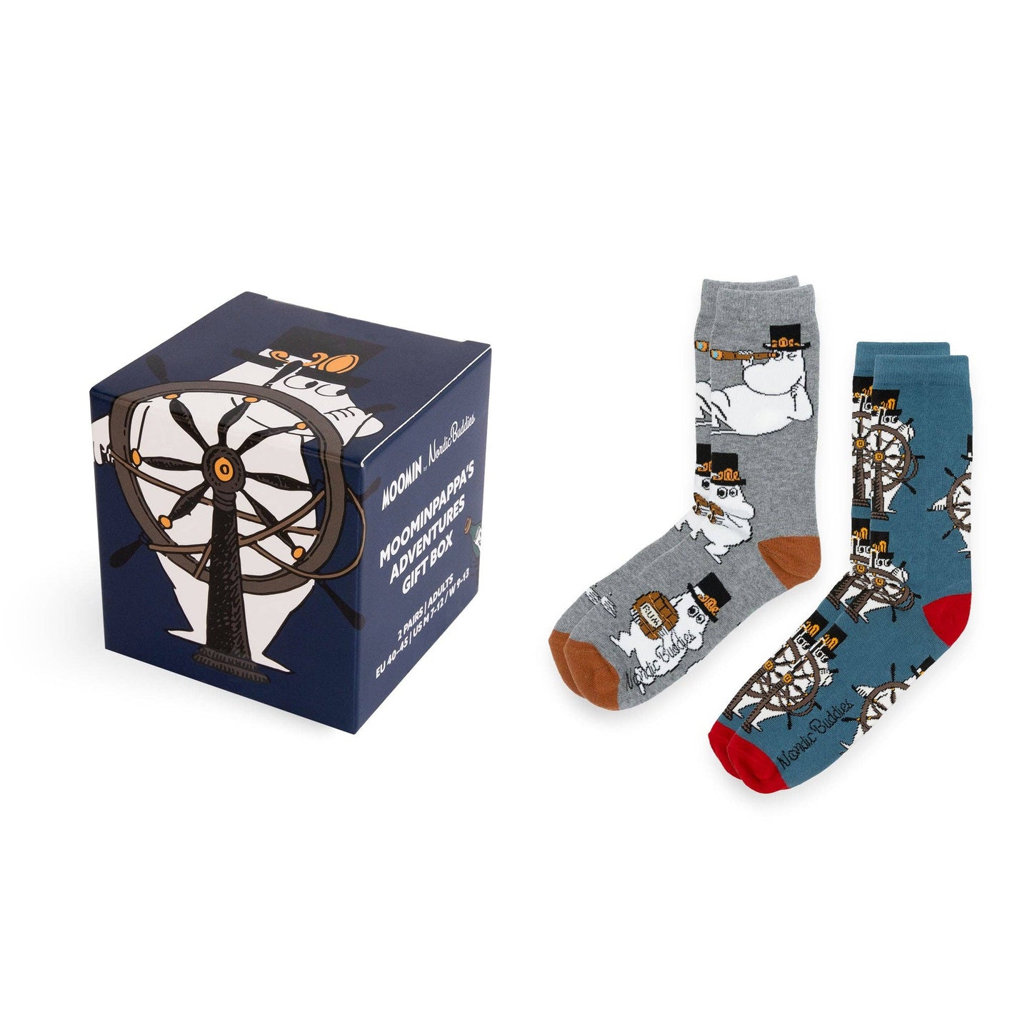 MOOMINPAPPA SOCKS, GIFT BOX - MEN