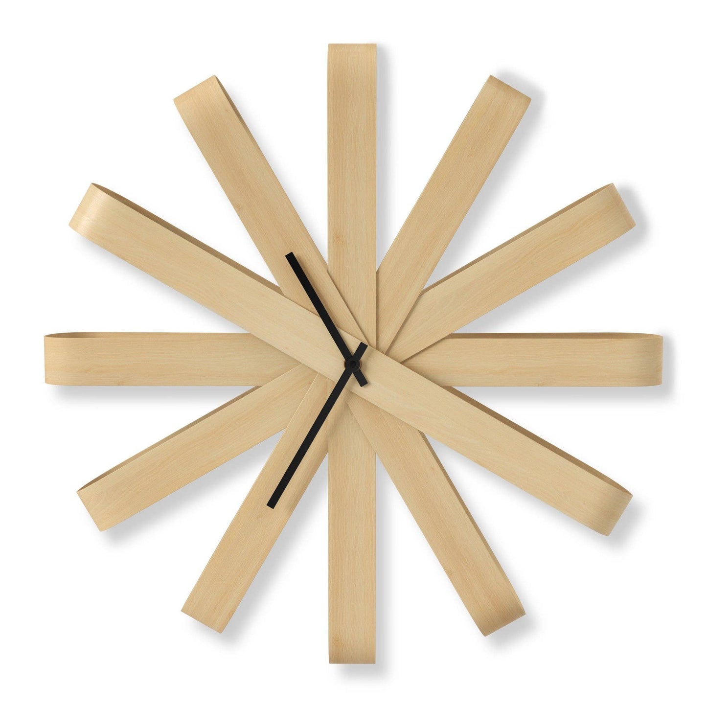 WALL CLOCK, BENT WOOD