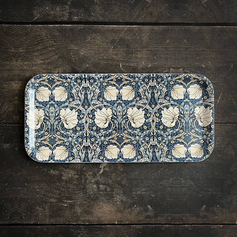 TRAY, WILLIAM MORRIS - PIMPERNEL BLUE