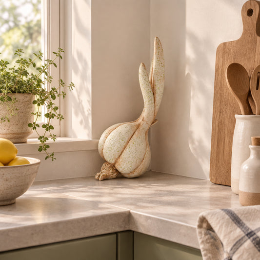 RADISH FIGURINE - POLYSTONE