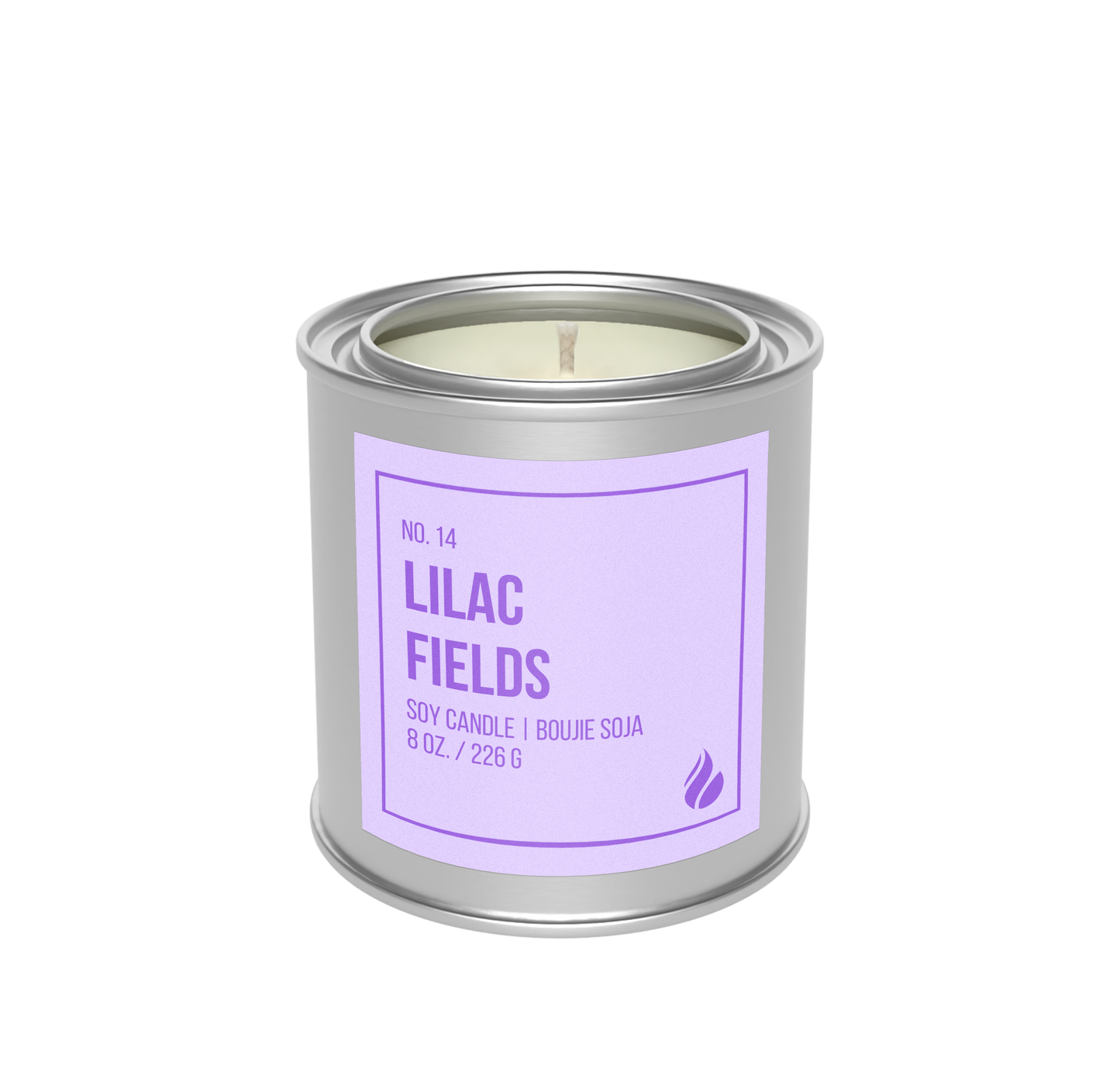 CANDLE, SOY WAX - LILAC FIELDS