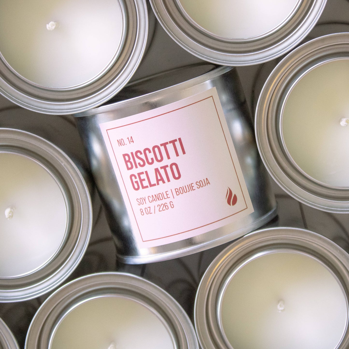 CANDLE, SOY WAX - BISCOTTI GELATO