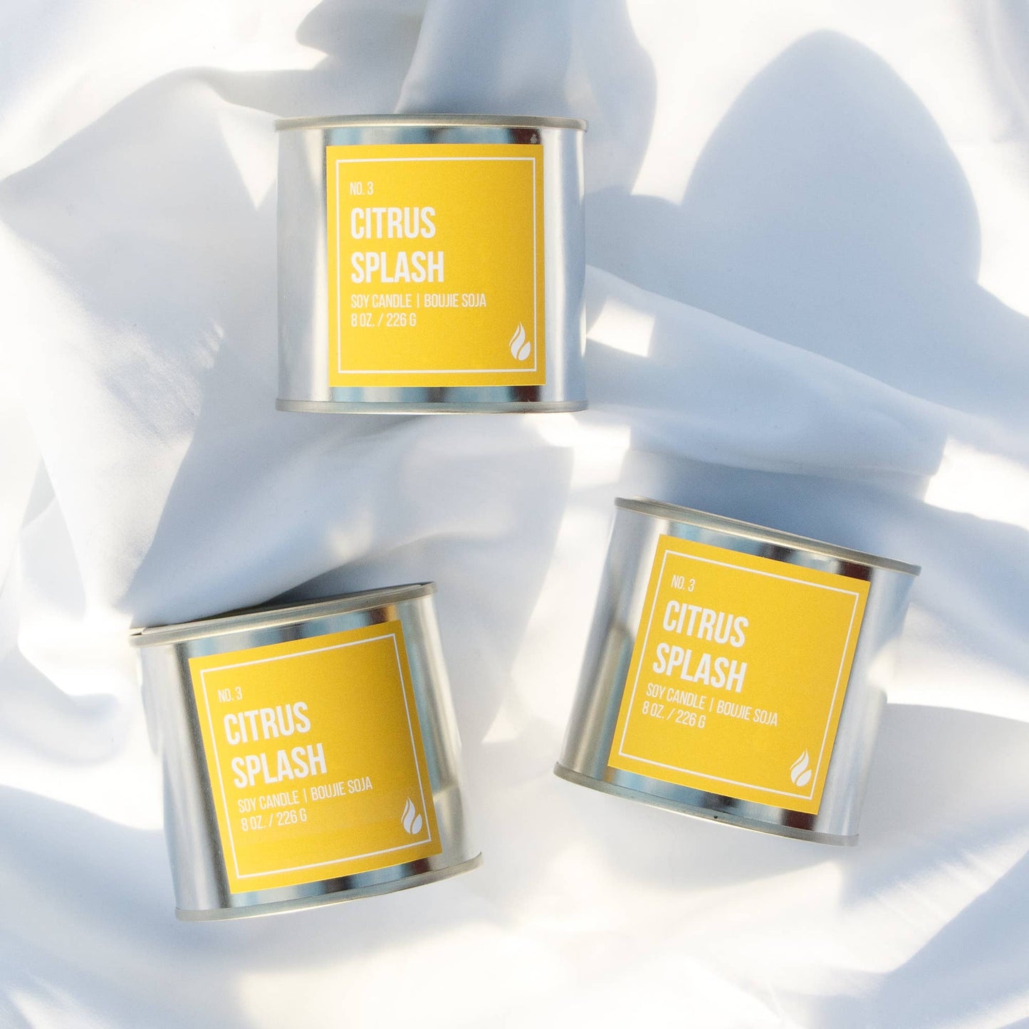 CANDLE, SOY WAX - CITRUS SPLASH