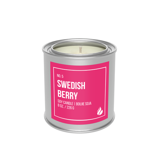 CANDLE, SOY WAX - SWEDISH BERRY
