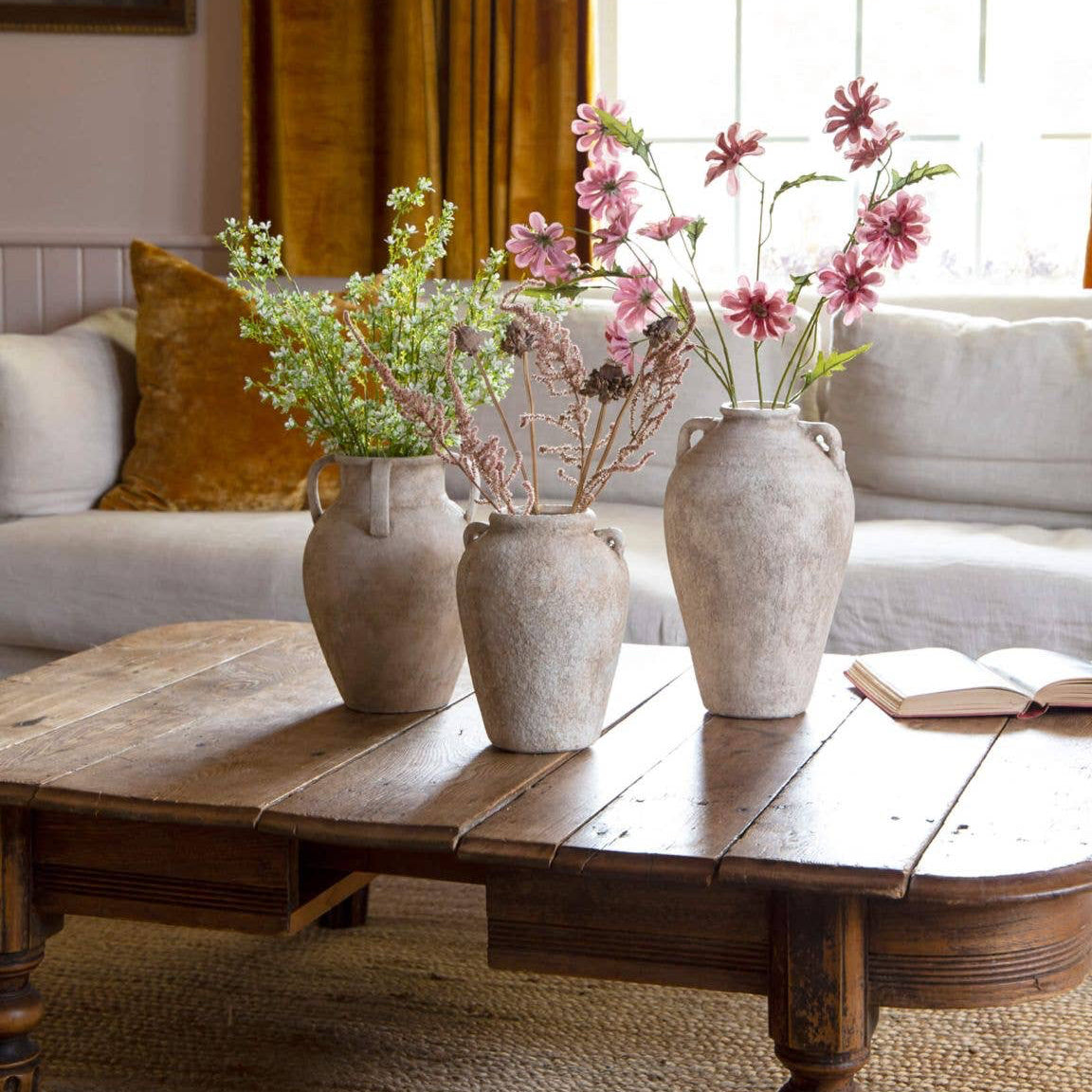 RUSTIC TERRACOTTA VASE - SMALL