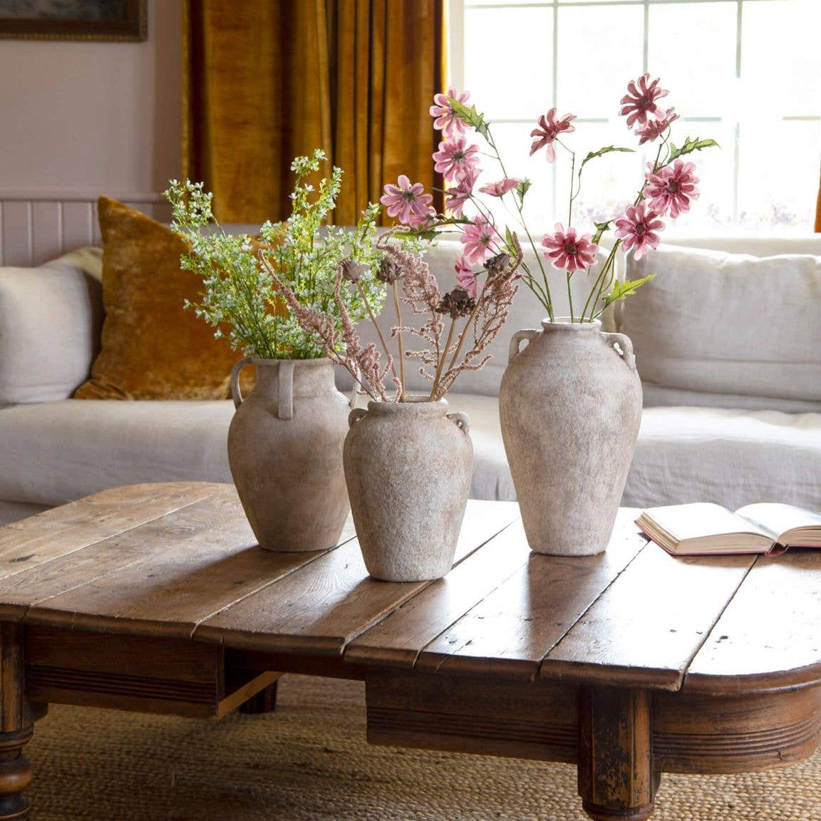 RUSTIC TERRACOTTA VASE - LARGE