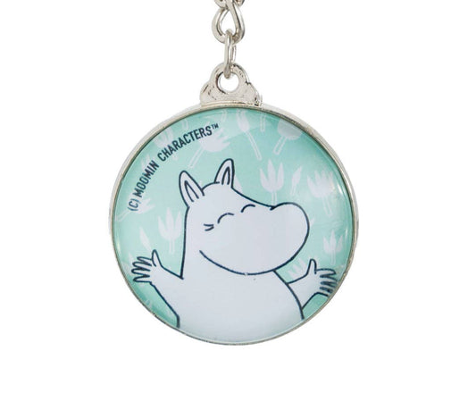 MOOMIN KEY RING, HAPPY - TURQUOISE