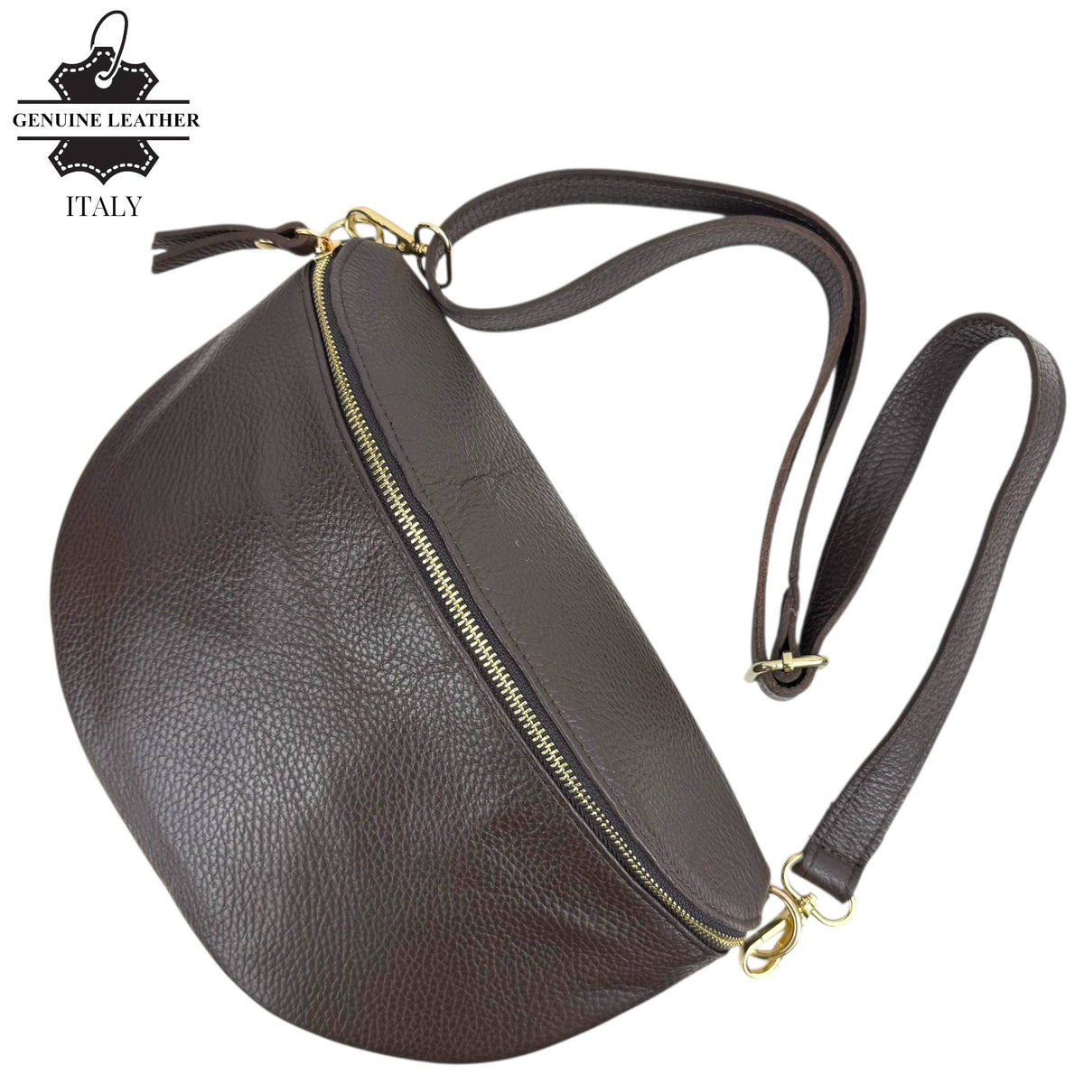 ITALIAN LEATHER - FANNY PACK, LARGE