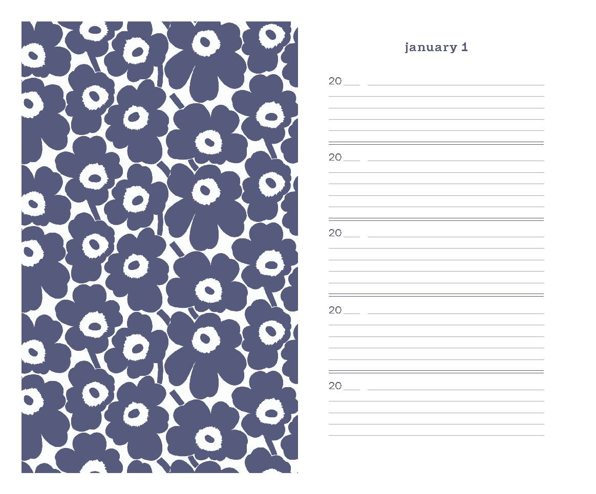 MARIMEKKO JOURNAL W/LINES - UNIKKO RED