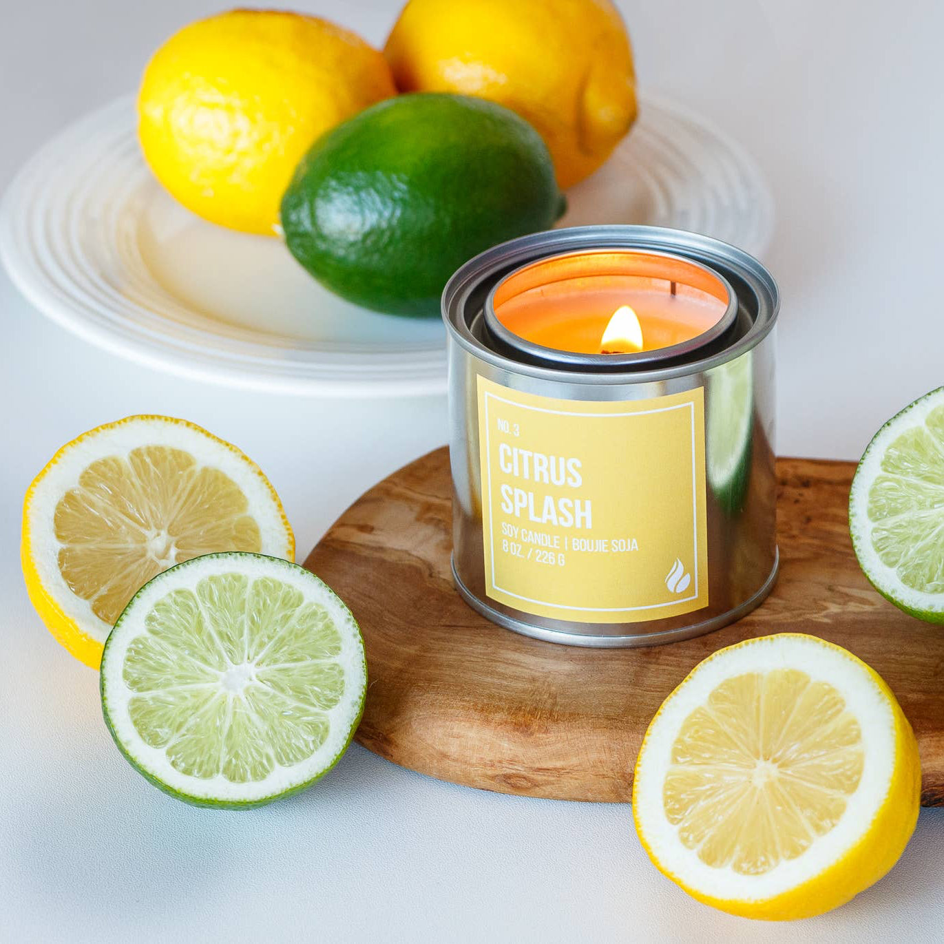 CANDLE, SOY WAX - CITRUS SPLASH