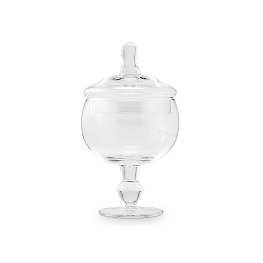 APOTHECARY JAR, GLASS - SMALL BOWL