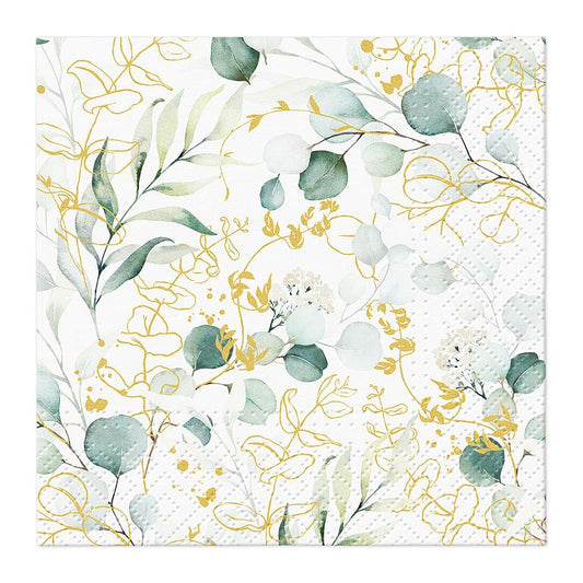 NAPKINS - GOLDEN EUCALYPTUS