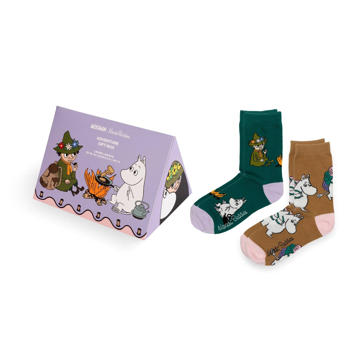 MOOMIN SOCKS, GIFT BOX - ADVENTURE, WOMEN