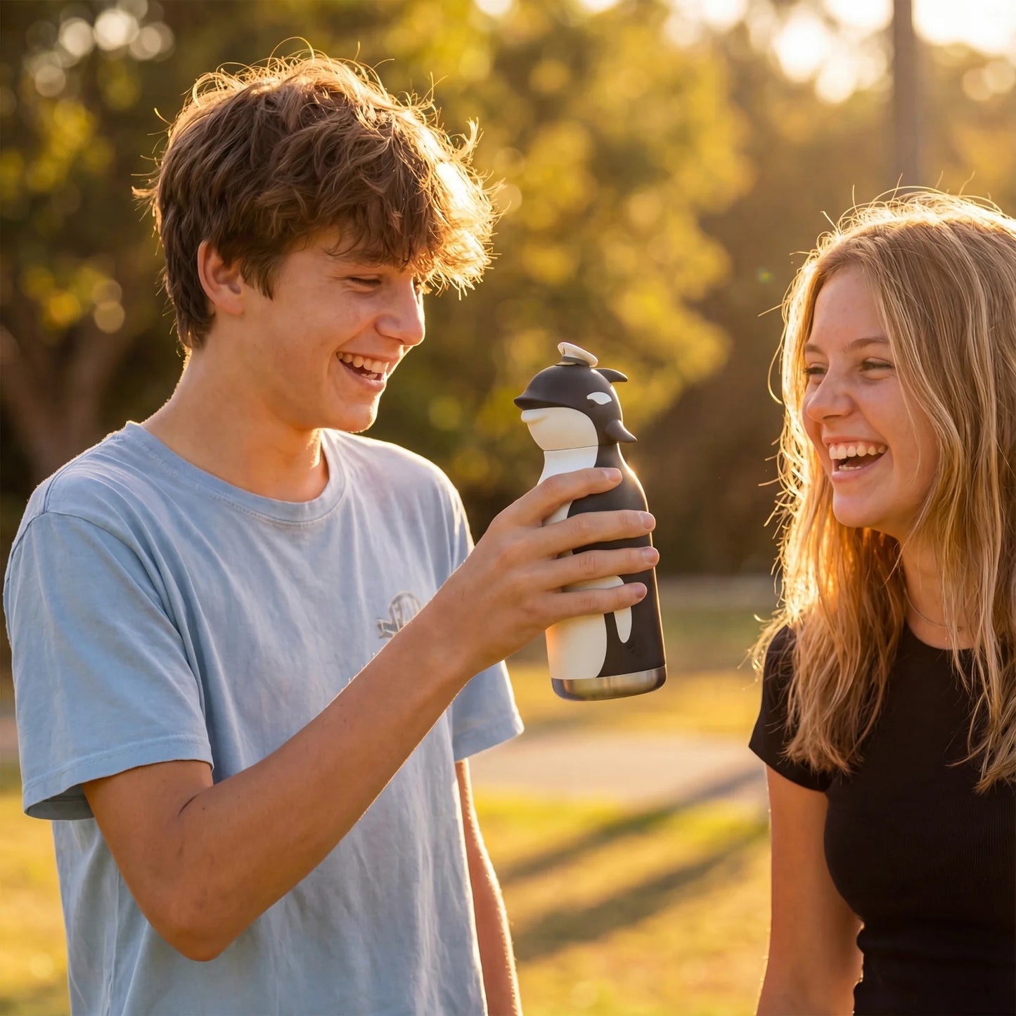 BESTIE WATER BOTTLE - WHALE
