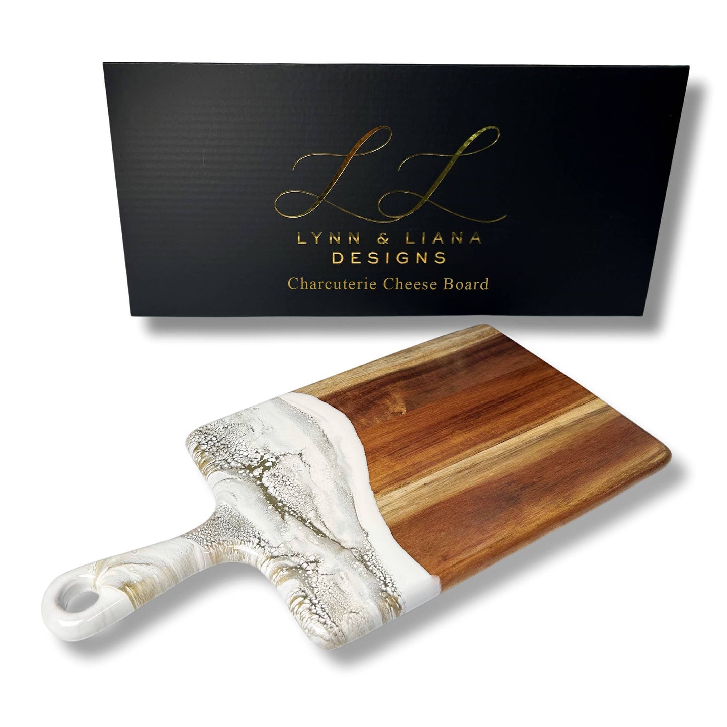 CHEESE/CHARCUTERIE BOARD, MEDIUM - GOLD QUARTZ